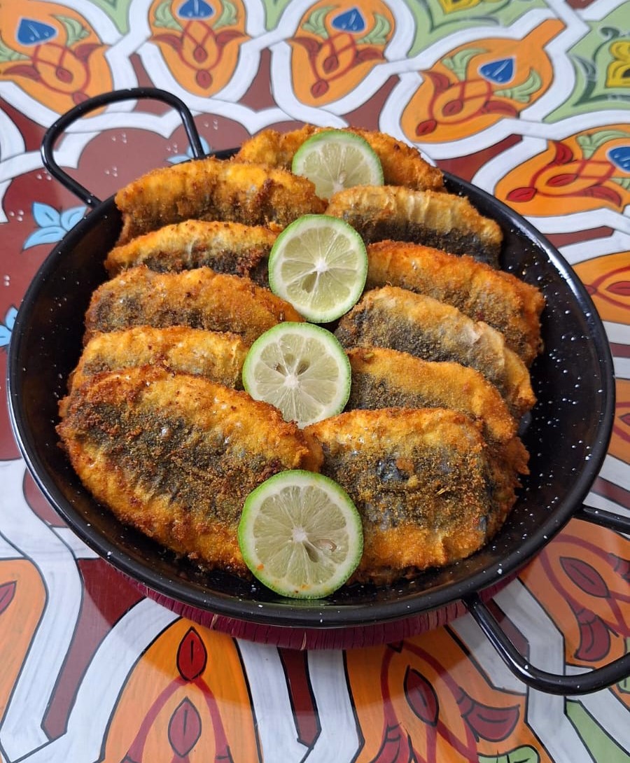Fried sardines in the Essaouira style