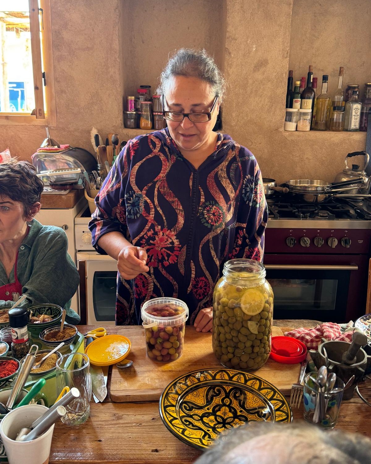Khadija, host of Essaouira Cooking Classes